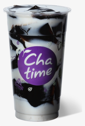 Grass Jelly With Milk - Chatime Grass Jelly Fresh Milk #4144168