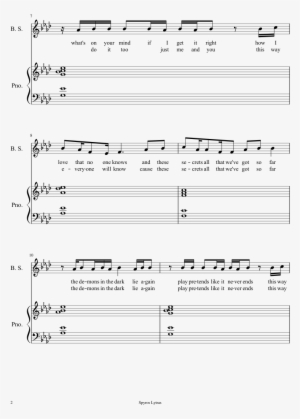 Speeding Cars Sheet Music Composed By Walking On Cars - Wolf's Rain Sheet Music Gravity #4144187