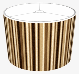 Krw Vertical Stripe Steampunk Lampshade - Brown Striped Lamp Shades #4144223
