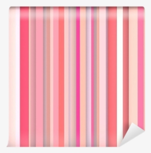 3d Abstract Pink Red Backdrop In Vertical Stripes Wall - Colorfulness #4144417