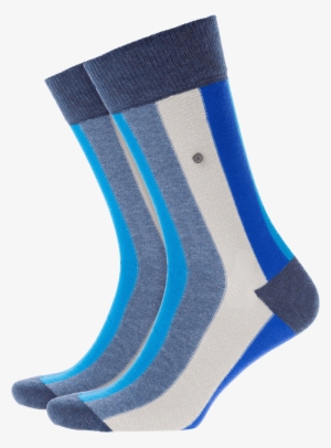 Vertical Stripe Men Socks Schwarz - Burlington Industries #4144420