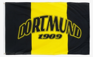 Dortmund 1909 With Three Vertical Stripes - Fahne Dortmund 1909 Drei Streifen #4144441