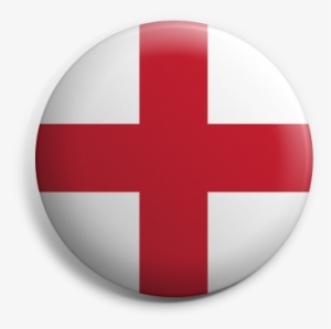 England Button Badge - St George's Cross Circle #4145312