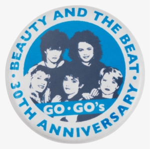 Go Go's Beauty And The Beat Anniversary Music Button - Got Certified Organic Cotton Bag #4145465