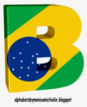 Alfabeto De Brasil Com Formas Geométricas Em Png - Alphabet #4145641