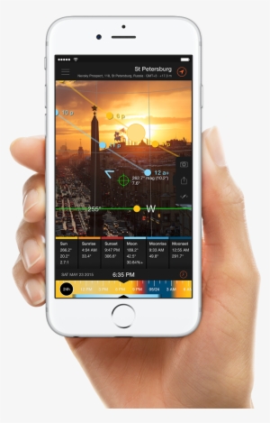 Android Phone In Hand Png Download - Iphone 6 White In Hand Png #4146221