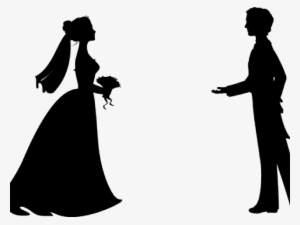 Bridal Clipart - Bride Silhouette #4146328