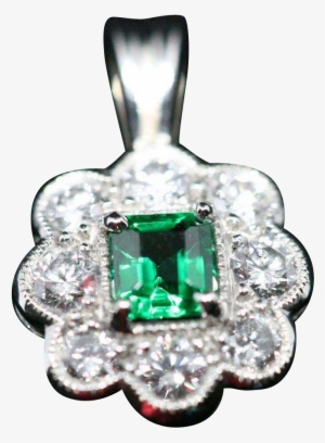 100% Untreated Emerald Pendant #4147461