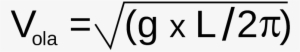 Velocidad De Una Ola Fórmula - Velocidades De Los Barcos #4147483