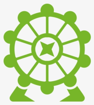 Mini Lyon - Amusement Park Rides Silhouette #4147581