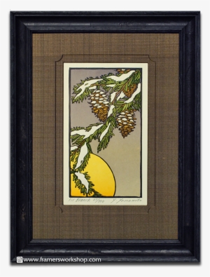 Yoshiko Yamamoto Fir Branch - Arts And Crafts Style Prints For Home #4147875