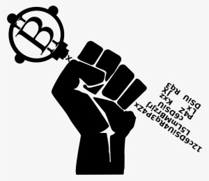 Big Image - Raised Fist With Pencil #4147971