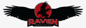 Raven Logo With Long Wings - Raven Fabrication #4148659