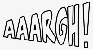 Onomatopoeia Screaming Comics Suffering Word - Onomatopoeia Scream #4149072