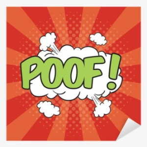 Wording Sound Effect For Comic Speech Bubble Sticker - Food Disappearing Cartoon #4149441