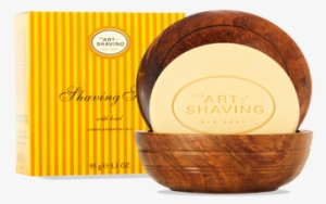 The Art Of Shaving Lemon Shaving Soap In A Teak Wood #4149513