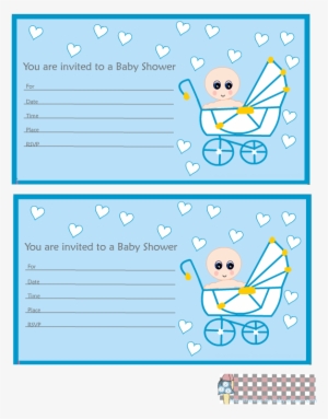 Cute Baby Shower Invitations For A Boy Template #4149596