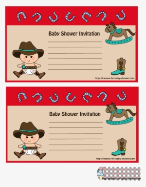 Cow Boy Baby Shower Invitations 1 - Baby Shower #4149691