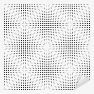 Vinilo Pixerstick La Línea Punteada Sin Patrón Geométrico - Circle #4149759