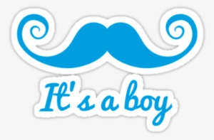 It S A Boy Mustache Baby Shower 1662314 - Little Prince Is Born #4149809