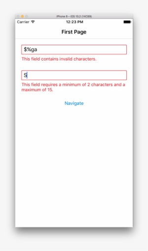Validation Errors - Error #4149977