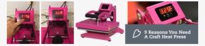 9 Reasons You Need A Pink Craft Heat Press #4150045