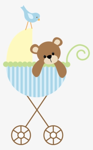 Baby Shower Clipart, Clipart Baby, Baby Shower Printables, - Green Baby Bear Twin Duvet #4150181