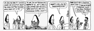 Comic Strip Making A Living Johnny The Mediocre Human - Comic Strip About Scientists #4150466