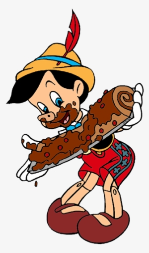 Pinocchio Eating Log Cake - Pinocchio Eating #4150827