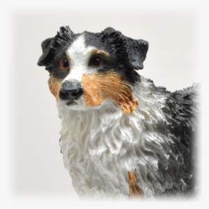 Wholesale Australian Shepherd With Wood Urn Detail - Australian Shepherd #4150953