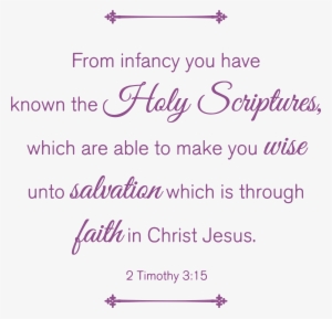 2 Timothy - Salvation Story #4151302