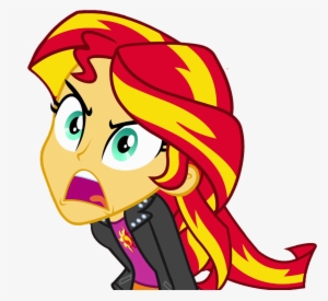 Angry Clipart Angry Girl - My Little Pony Equestria Girls Sunset Shimmer 2014 #4151520