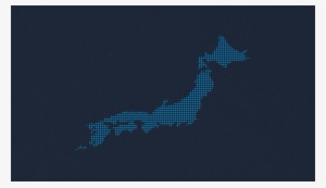 Best Japan Hosting Experience - Art Print: Peragine's Black Map Japan, 61x46cm. #4151811