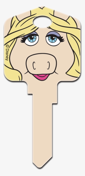 Kermit And Miss Piggy Kw1 Kwikset Key Blank - Miss Piggy Colouring Pages #4151956