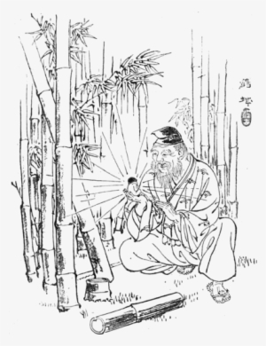 He Took The Little Creature In His Hand - The Japanese Fairy Book #4152014