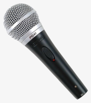 Microphone Png Psd Detail - Shure Pg48 Microphone - Black/silver #4152132