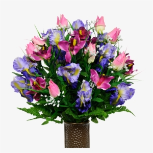 Pink Tulip & Purple Iris Mix #4152328