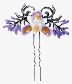 Purple Iris Hair Pin - Ytc Summit 7525 Purple Iris Hair Pin, C-60 #4152355