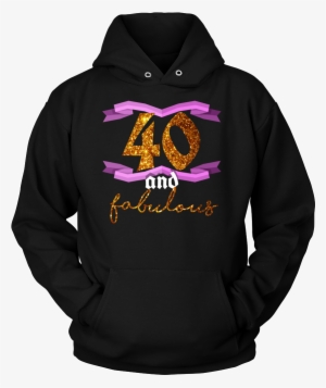 40th Birthday Forty And Fabulous Bday Party Hoodie - Gamer Dad - Gamer Hoodie #4152895