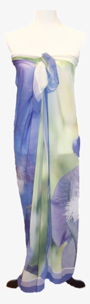 Purple Spring Iris Beach Coverup - Cocktail Dress #4153001