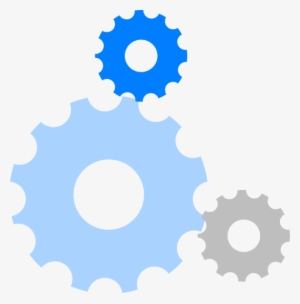 Blue Gears Svg Clip Arts 588 X 596 Px #4154005