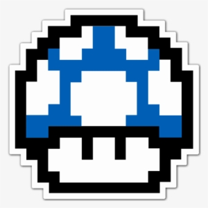 Car & Motorbike Stickers - Super Mario Mushroom 2d #4154345