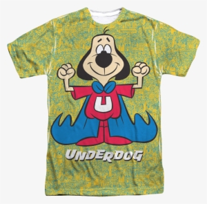 Underdog Sublimation T-shirt - Underdog Cartoon Comedy Superhero Tv Series Super Flex #4154876
