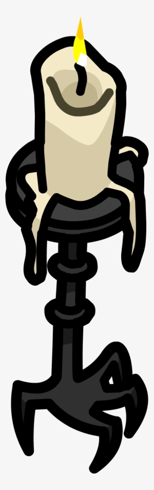 Gothic Candle Holder For Infobox - Club Penguin Candle #4155355