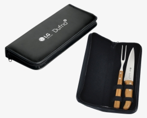 Tiles Kit Churrasco Em Bambuinox - Conjunto Garfo E Faca Com Estojo - 3 Peças #4156021