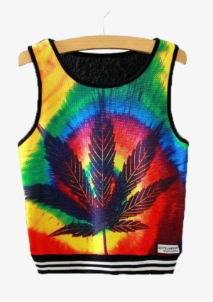 Dank Master Apparel Weed Clothing, Marijuana Fashion, - Women Casual Fashion Sky Cropped Crop Sleeveless 2 #4157122