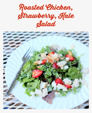 Roasted Chicken Strawberry Kale Salad #4157550