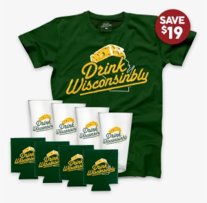 Brat Lover's Pack - Drink Wisconsinbly Wisconsin State Mug In Green | Shopko #4157784