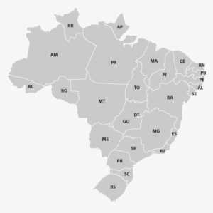 A Cor Do Ícone Mostra Quem Lidera Em Cada Estado - Brazilian Election Map 2018 #4158681