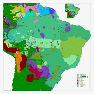 Linguistic Map Of Brazil #4158703